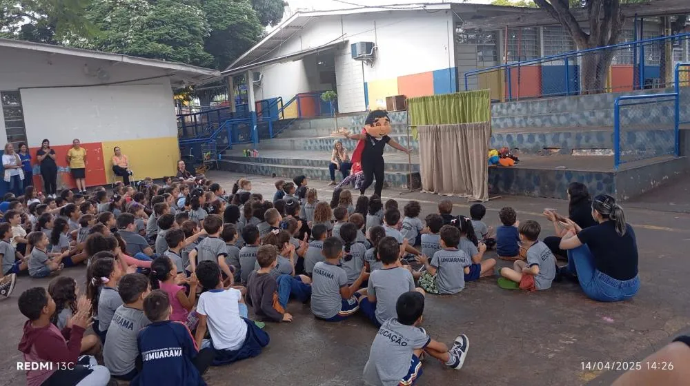 Educação em Saúde inicia temporada nos CMEIs e nas escolas de Umuarama