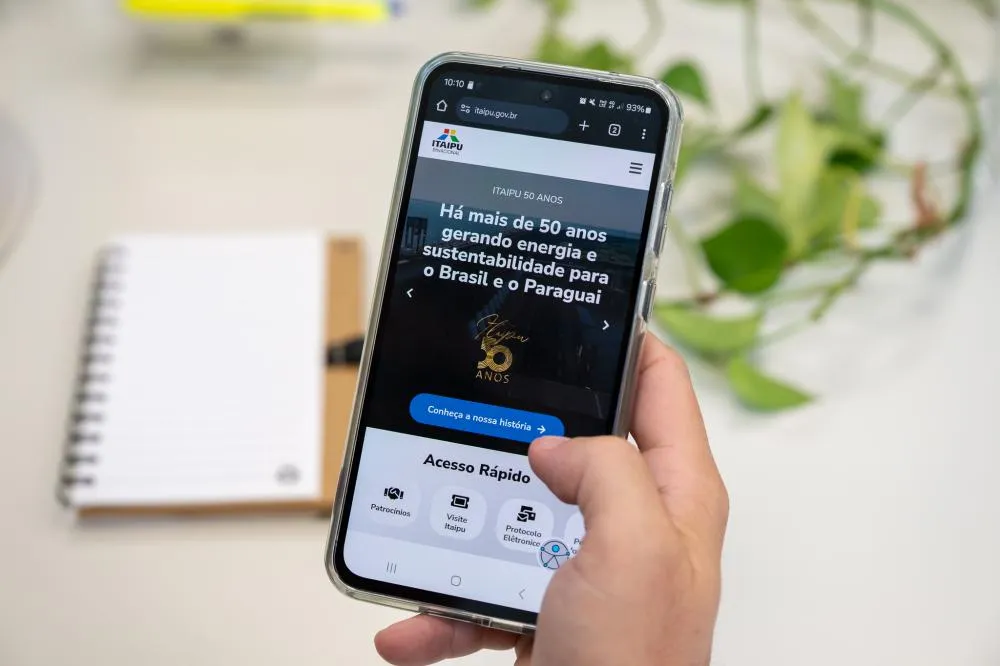 Itaipu lança portal mais moderno e com novas funcionalidades