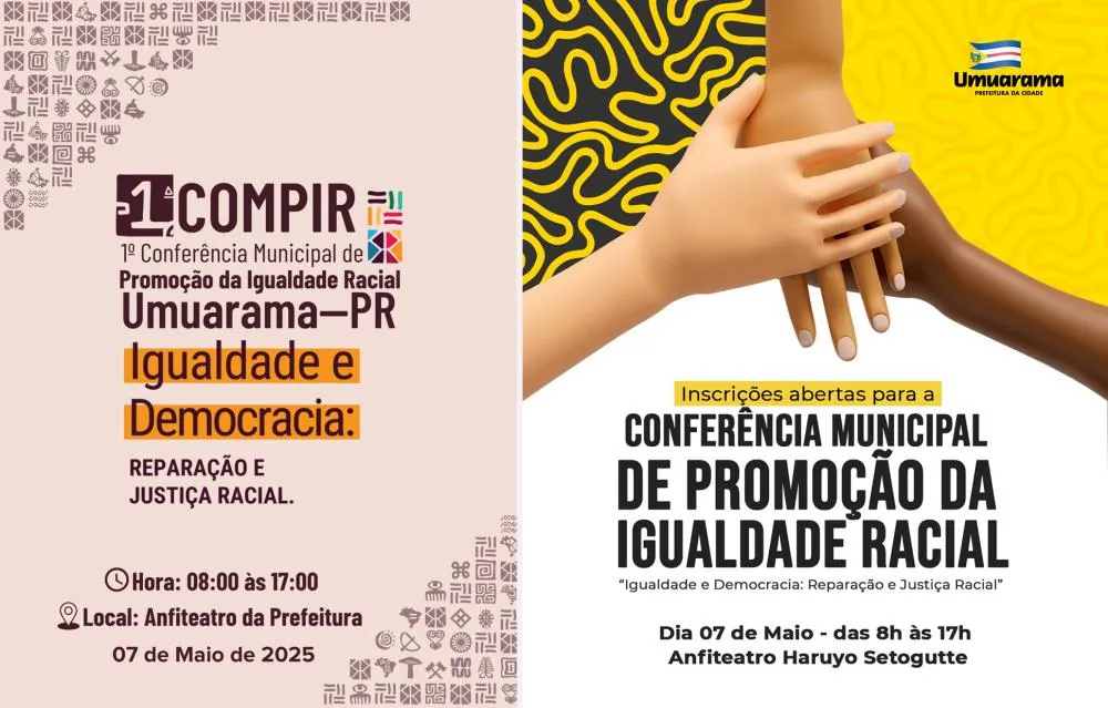 Inscrições abertas para a Conferência Municipal de Promoção da Igualdade Racial