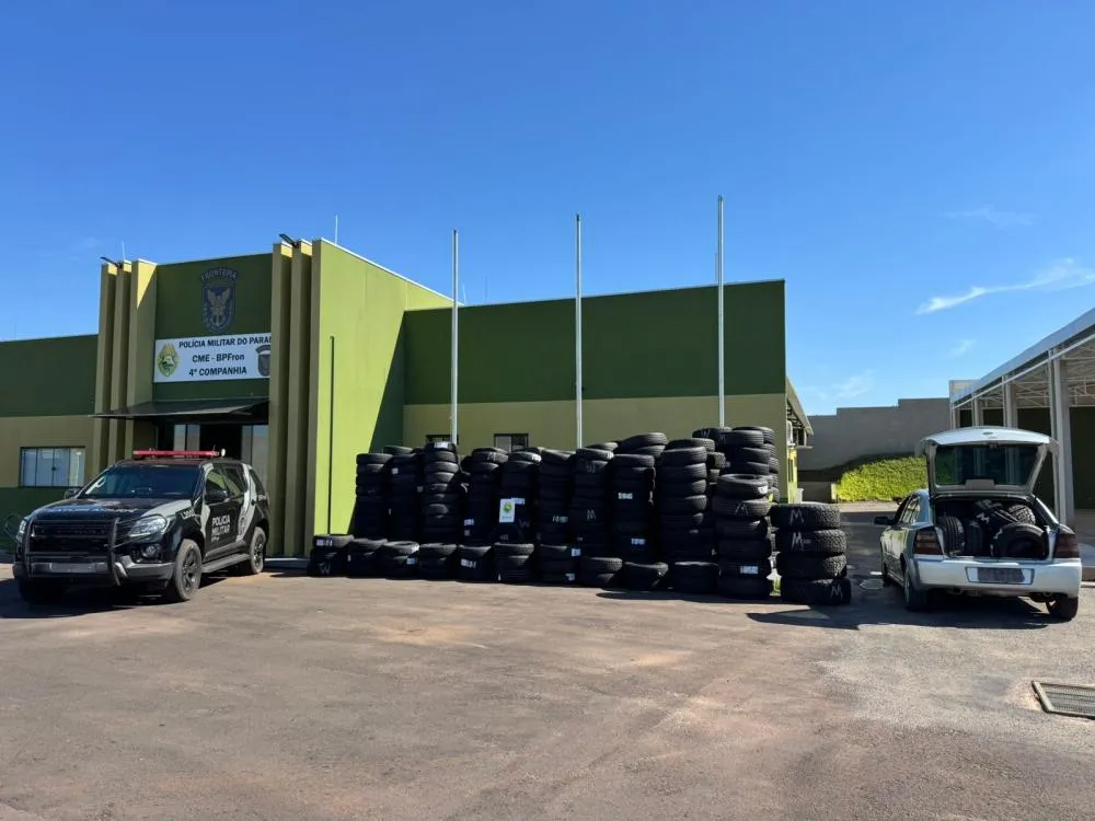 Borracharia no centro de Umuarama era ‘fachada’ do contrabando