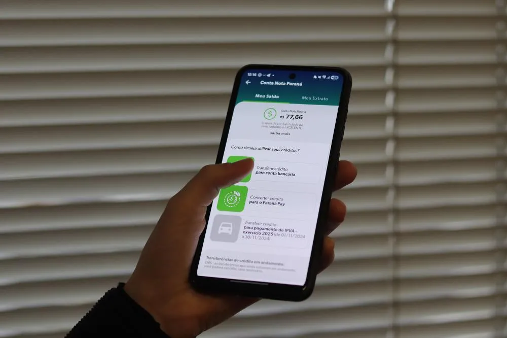 Nota Paraná devolveu mais de R$ 123 milhões em créditos no primeiro semestre